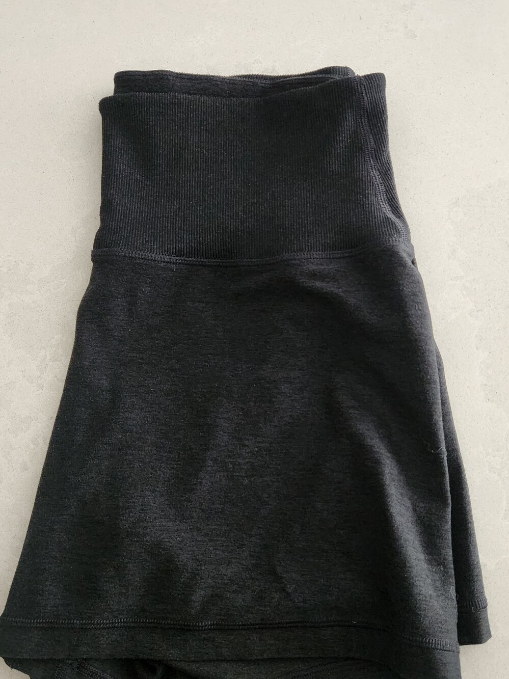 Softwhip Cheeky High Rise 5" Short- Aritzia in shade Melange Black